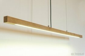 100r.+ DUB. ručne vyrobená drevená LED lampa - 4