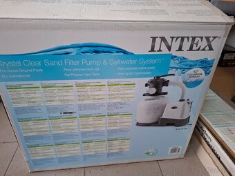 Bazénová piesková filtrácia so solinátorom Intex - 4