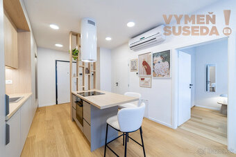 VYMEŇ SUSEDA – VÝNIMOČNÝ 2 IZB. BYT S TERASOU A PARKOVANÍM, - 4
