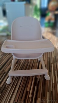 detská jedálenská stolicka ružová - 4