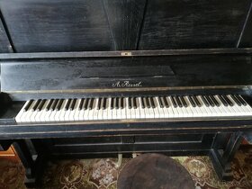 Starožitný funkčný klavír výrobcu A. Ressel - 4