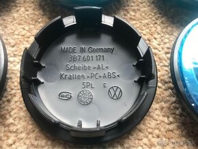 Stredové krytky do elektrónov s logom VW, 3B7 601 171 - 4