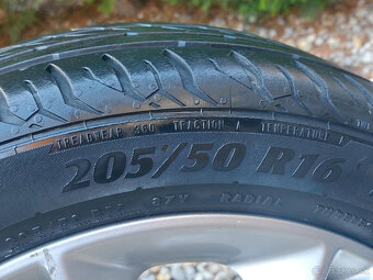 4-obute leltne 205/50R16 alu 4x100 r16, 6Jx16 ET40-OPEL - 4