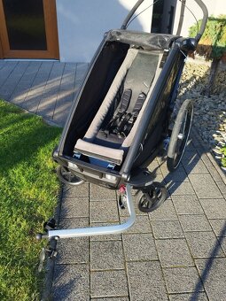 Predám Cyklovozík Thule Chariot Sport1+miminkovník+ MTB osku - 4
