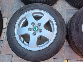 hlinikové disky org.Skoda Fabia--6Jx14-ET-43--5x100 - 4