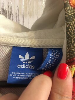 ADIDAS originál crop/topova damska mikinka S - 4