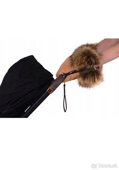 Set Zimný fusak s rukávom na ruky na kočík - 4