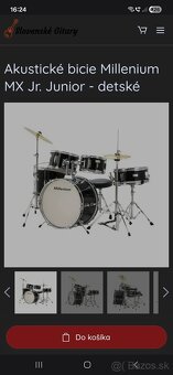 Akustické detské bicie Millenium - 4