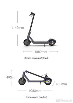 Xiaomi elektrokolobežka scooter 3 - 4