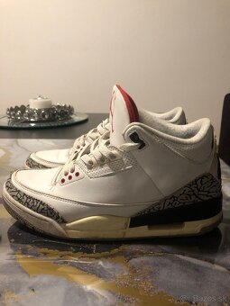 Replika air jordan 3 white cement - 4