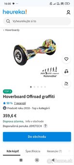 Hoverboard (kolonozka) Offroad graffiti - 4