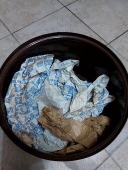 Hrniec komplet velky zabijackovy smaltovy smaltovany novy - 4