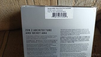 Predám procesor AMD Ryzen 5 4600G s Radeon GK + chladič - 4