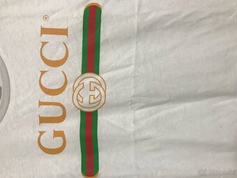 NOVÉ GUCCI white damske tricko S/M - 4