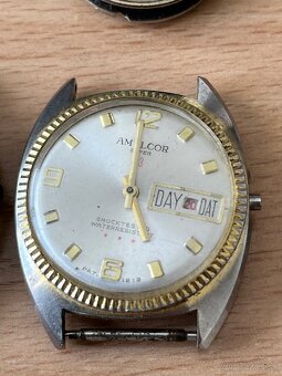 Staré vreckové hodinky Roskopf Swiss watch, obal od Omega... - 4
