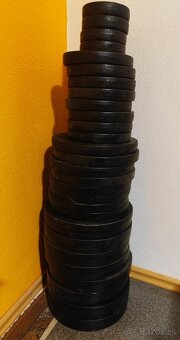 Domáce fitko Lavička + jednoručky + závažia 30mm - 4