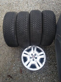 15" FIAT + puklice + zimné pneumatiky DOT 3924.. - 4