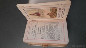 Starý vreckový modlitebný spevník 1896, svietnik - 4