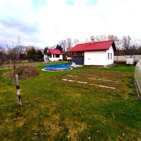 Murovaná chatka so záhradou a bazénom, Šarišské Michaľany, T - 4