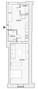 Predaj: 2 izb. byt v historickom dome v centre LM - 4