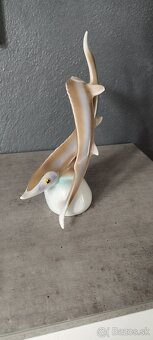 Porcelánová soška ryby - 4