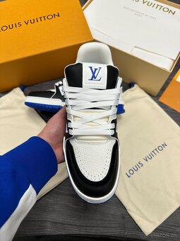 Louis Vuitton tenisky blue-white komplet balenie - 4