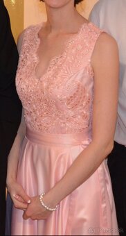 Dlhé spoločenské šaty S - 4