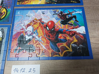 puzzle 4v1 Hotwheels / Spider man - 4
