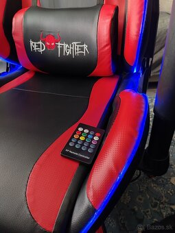 Herná stolička Red Fighter - 4