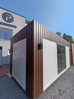 LUXUSNÝ mobilný kontajner PALISANDRO WHITE 6m X 3m - 4