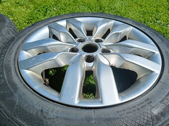 Predám sadu zimných diskov 16" Volkswagen s pneumatikami - 4