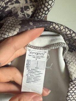 Šaty hadí vzor elegantné jar/jeseň - 4