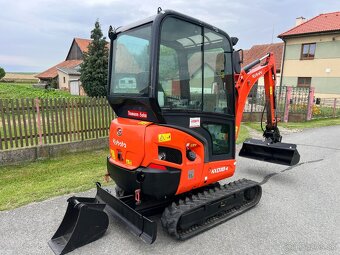 Minibagr Kubota KX018-4 hyd.podvozek/hyd.svahovka/rok 2020 - 4
