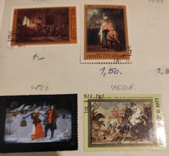 Umenie na známkach - 4