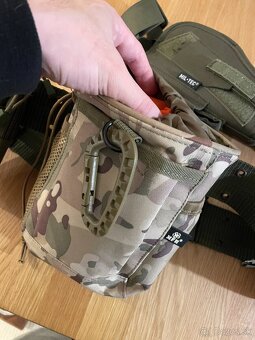 AIRSOFT okuliare, sumky, maska, opasok, vesta, plate carrier - 4