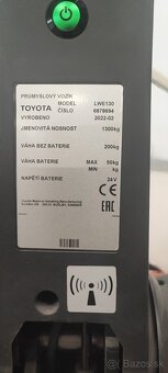 Paletovací vozík TOYOTA LWE 130 - 4