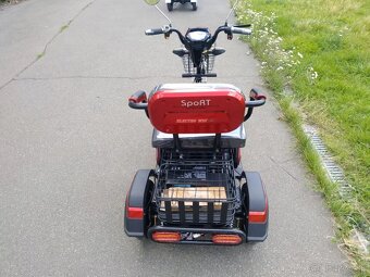 Trojkolesová elektrická kolobežka, elektrická trojkolka Elec - 4