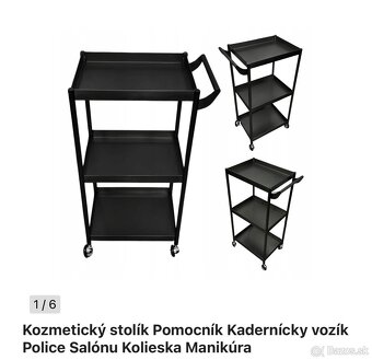 Kozmetický/kadernícky/manikérsky posuvný stolík - 4