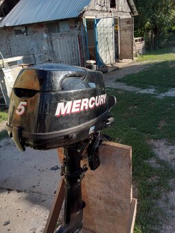 Predám lodný motor Merkury 5hp - 4
