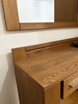 Toaletný stolik + zrkadlo / masív - 4