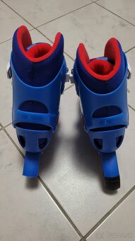 Predám detské inline korčule, veľkost 34-36 - 4