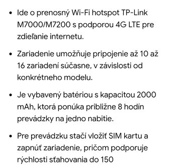 TP Link wifi 4G - 4