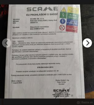 Scame rozvádzač - 4