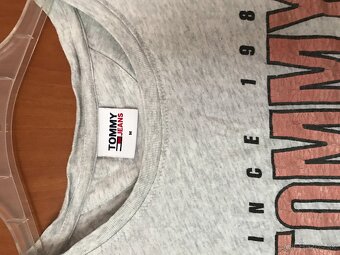 TOMMY HILFIGER originál sive damske tricko M - 4