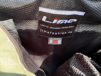Moto nohavice MBW Lime Beret Green veľkosť 56 - 4
