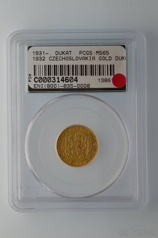 Svätováclavský dukát 1932 - PCGS MS65 - 4