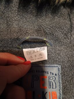 Zimná bunda pre chlapčeka veľkosť 98 a vesta - 4