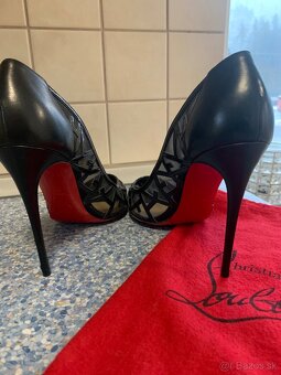 Christian Louboutin - sieťované lodičky - 4