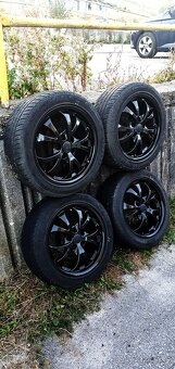 predam 17" cierne kolesa VW (disky + zimne pneu) - 4