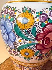 Predám modranskú keramickú vázu - 4